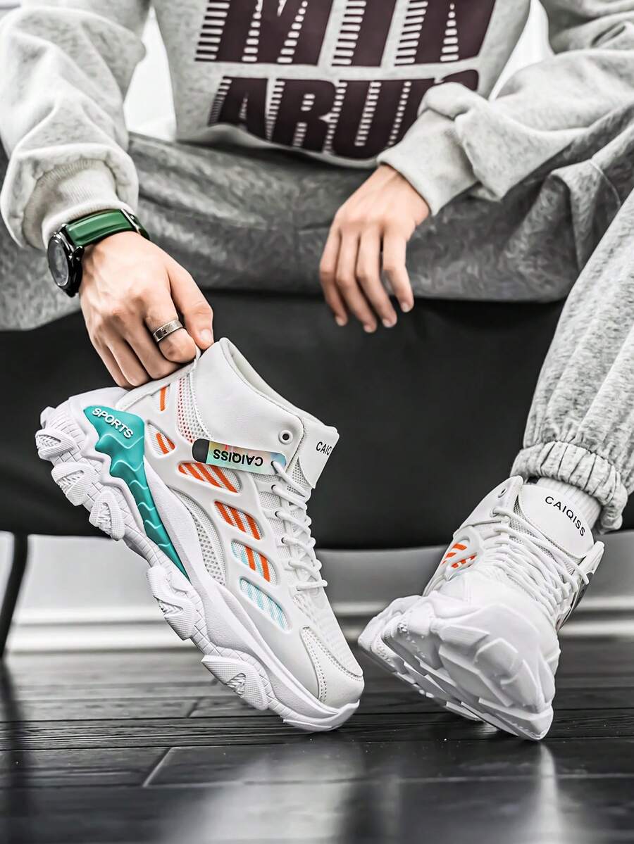 专业跑鞋，采用碳板技术，轻盈缓震，防滑TPU橡胶外底，透气白紫渐变色，适合健身房锻炼，男女通用高性能运动鞋，四季皆宜。 - 白色 - 查看 1