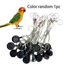 2.2cm/0.866in Adjustable Bird Harness Leash, Retractable Bird Rope, Bird Walking Tether, Parrot Flying Leash - Includes Neck Zipper - Multicolor - View 7
