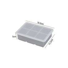 Large Silicone Ice Cube Tray With Removable Lid, Reusable, Square Ice Mold, Easy Release, Suitable For Cocktails, Whiskey, Stackable, Flexible - Multicolor - View 17