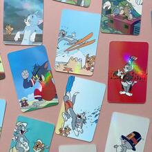 Tom & Jerry Cartoon Collection Cards, New Anime Holographic Cards, Postcards, Greeting Cards, Peripherals - Multicolor - View 3