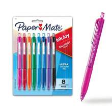 Retractable Ballpoint Pen 1.0 Mm Assorted Colors 8 Count Pack - 1 - View 1