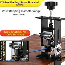 New Design High Precision Manual Wire Stripper - Ideal For DIY Projects, Comes With Electric Drill Attachment For Stripping Used Cables - Multicolor - View 5