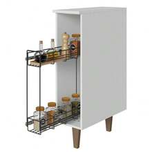 Gabinete Organizador de Cocina Madesa Reims Blanco - Blanco - Ver 10
