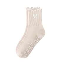 Vớ Pilates chống trơn trượt dành cho nữ, vớ yoga bằng cotton thoáng khí, vớ cổ cao co giãn cao, thấm hút mồ hôi. - Nhiều màu - Xem 13