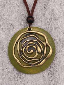 Round Charm Necklace