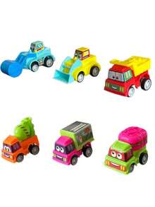 5pcs/10pcs Durable Crash Resistant Car Toys (Random Internal Component Colors) - Multicolor - View 3