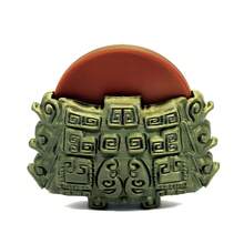 Time Machine Signal Receiver Decor – 3D Printed Ancient Style Replica With Rotatable Wheel, Xun Qin Ji Dual-Use Fridge Magnet & Desk Ornament, Collectible Gift For Drama Fans Home Office Decor - Khaki - View 9