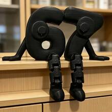 3D打印可动关节67位数字人偶 | 多姿势模型，赛博朋克科技礼品，适合游戏玩家、科幻收藏家和现代家居装饰（节日/生日礼物） - 彩色 - 查看 3