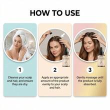 GleamXi 牛蒡滋养护发油 - 轻盈滋养配方，蕴含牛蒡、荨麻油和维生素 C，30 毫升/1 液盎司 - 彩色 - 查看 7