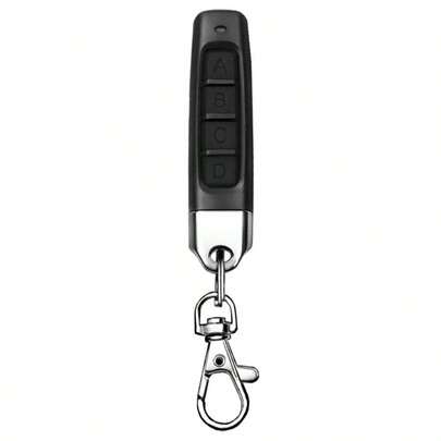 Universal Gate Opener Remote-433mhz Remote-Gate Control Remote - Cloning Remote Control Key Fob, 4 Buttons Universal Cloning Remote Control Key Fob 433mhz For Garage Door