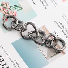 2pcs Rotating Clasps, Double-Ended Rotating Spring Hooks Metal Rotating Clasp Lanyard Spring Hooks With Spring O-Ring Lobster Clasp, Suitable For Keychains, Bags, Wallets, Lanyards, Jewelry DIY Crafts