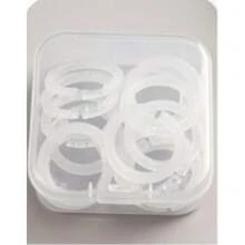 20pcs/Box Spiral Binding Rings, Plastic Punched Rings, File Binder Rings, Loose-Leaf Rings In Muted Colors, Transparent Plastic Spiral Rings - Multicolor - View 7