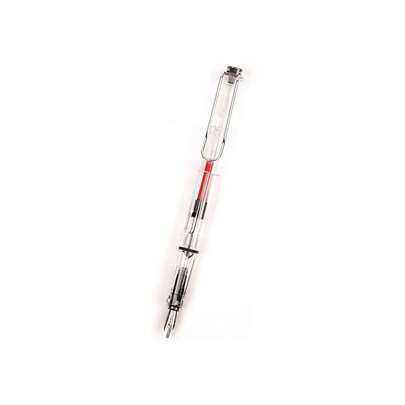 New Fountain Ink Brush Pen Refillable ,Flexible Brush Tip For Lettering, Calligraphy, Illustration, Art, Writing, Sketching Chinese Anese Sumi Calligraphy Painting Drawing Writing Signature - Clear