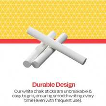 Dustless Chalkboard Chalk - Pack Of 12 - White - 084832 - White - View 4