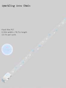 15mm*2M Translucent Winter Snowflake Tape Hand Account Decor Diary Waterproof Masking Tape Scrapbooking Adhesive DIY Junk Journaling Crafts