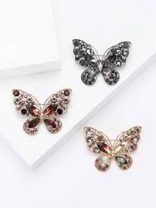 Luxury Rhinestone Butterfly Brooches - Insect Pins For Women Unisex Casual Party Jewelry Accessories / Friends Gifts Badges Decoration - Butterfly - View 10