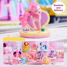 Miniso My Little Pony Sweet Paradise Blind Box Figure Set, PVC Material, Character-Exclusive Scene Base, Exquisite Detail Painting, Suitable For Desktop Decoration/ Toy Collection/BFF Gift, Random Style Delivery(1 PC Random Delivery) - Multicolor - View 1