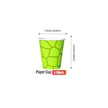 1 Set Of 25 Guests Disposable Party Supplies, Includes Turtle Shell Patterned Plates, Napkins, Cups - Suitable For Birthday, Wedding, Theme Party, Family Picnic - Multicolor - View 11