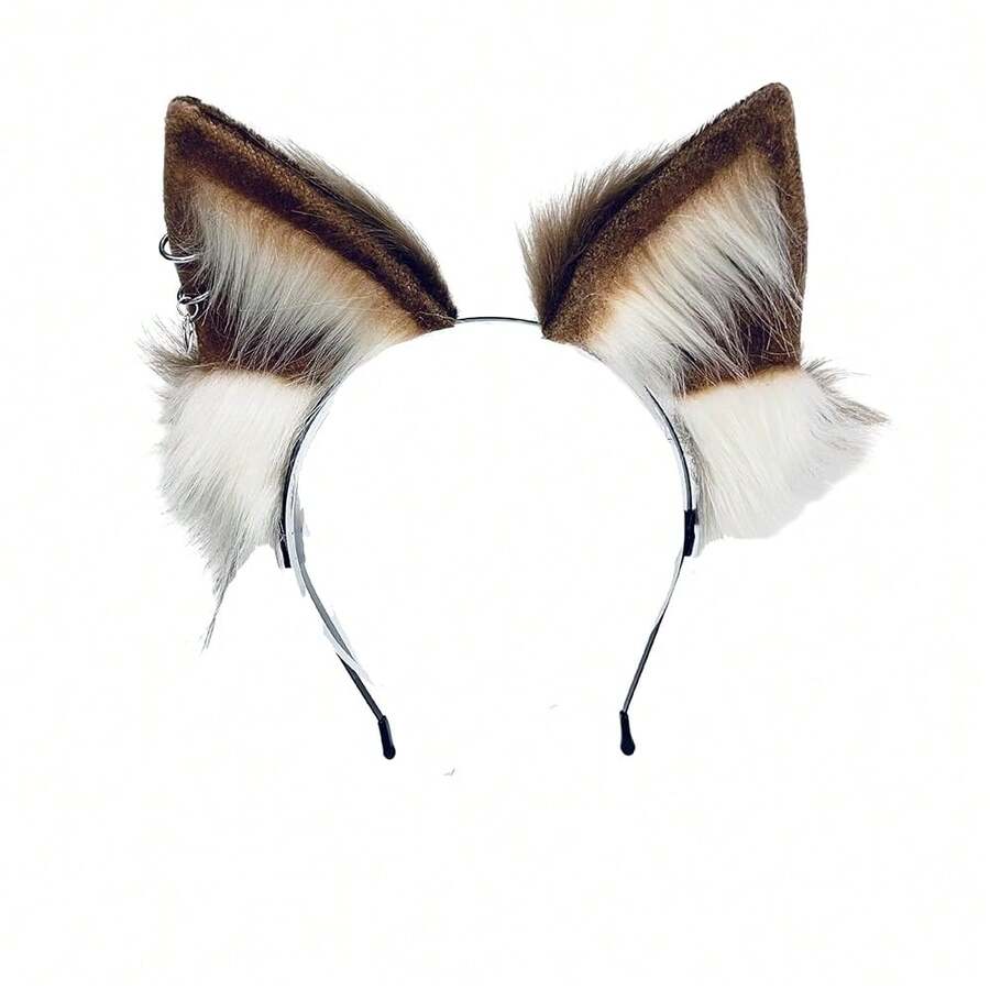 Cat Cosplay Ears Cat Ears Headbands Clips Accessories Punk Gothic Cross EK12-EK28 - 龐克耳環 Ek20 - 查看 1