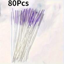 80pcs Plastic Ear Cleaning Swabs, Unisex Ear Care Tool To Prevent Earwax Buildup. This Paper-Made Ear Cleaning Tool Is Convenient, Lightweight And Portable, Gently And Smoothly Cleaning The Ear Canal To Remove Dirt And Grease Without Irritating Sensitive Skin. The Sealed Tube Packaging Ensures The Cleaning Swabs Stay Sterile And Dust-Free. - Multicolor - View 9