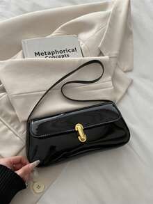Women's Fashion Versatile Minimalist Shoulder Bag, Suitable For Daily Use - Black - View 1