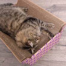 SmartyKat Super Scratcher Chaise Corrugated Cat Scratcher Catnip Infusion Technology - Brown One Size - como en la foto - Ver 3