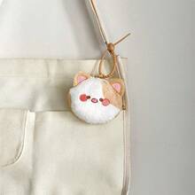 1pcs  1pcs  Cute Kitten Coin Purse, Cartoon Furry And Cute Cat Key Bag Pendant, Mini Bluetooth Headset Coin Storage Bag, Portable Small Items Pendant Bag - 彩色 - 查看 9