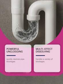 管道疏通粉，适用于清除多种材质管道中因食物、油脂、毛发等造成的堵塞。 - 粉狀 - 查看 5