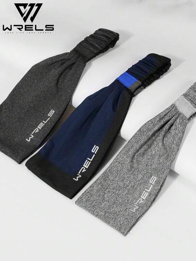  1 st WRELS enfärgat minimalistiskt sportpannband, svettavvisande snabbtorkande lätt elastiskt hårband, lämplig för vardagsbruk, fitness, löpning, basket, pilates, yoga och andra sporter