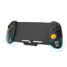 「Funny Holiday Gifts」Switch Controller Grip For Switch - Ergonomic Handheld Controller With Six-Axis Gyroscope, Twin Motor Vibration, Type-C Charging, Anti-Drift Design - Ideal For Travel & Long Play Sessions - Black - Black - View 7