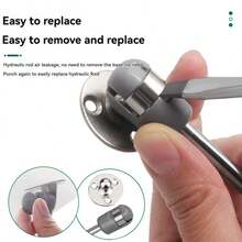 1根耐用液压金属支撑杆，稳固不卡顿，防锈耐用，用于支撑家具盖/固定设备箱盖/方便柜门开关。安装简便，适用于各种柜门，是家居五金的实用配件。 - 彩色 - 查看 5