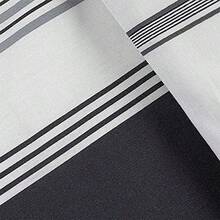 Set de Edredn Full Queen 100% Algodn, Color Blanco con Negro, Liena Black. - reina completa + multicolor - Ver 8
