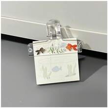 3pcs Transparent Acrylic Goldfish Tail Clips, Student Bookmarks, Sheet Music Clips, Receipt Holders, Suitable For School Prizes, Office Supplies, Holiday Gifts - Multicolor - View 4