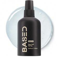 BASED Sea Salt Spray, Natural Finish Sea Salt Spray For Hair, Volumizes & Texturizes, Infused With Kelp & Vitamin B5, Light & Non-Greasy, Paraben, Sulfate, Phthalate Free, 6.8 Oz (Pack Of 1) - 正裝 - 查看 1