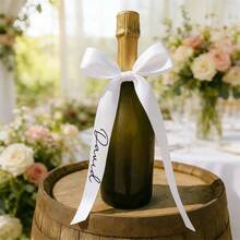 1 cuộn ruy băng bó hoa cưới tùy chỉnh, rộng 5cm, dài 90cm, ruy băng cài tóc cô dâu phù dâu, ruy băng trang trí đám cưới phong cách đồng quê cổ điển, ruy băng tùy chỉnh, logo ghế ngồi, bao bì hoa tùy chỉnh, ruy băng tùy chỉnh - Nhiều màu - Xem 13