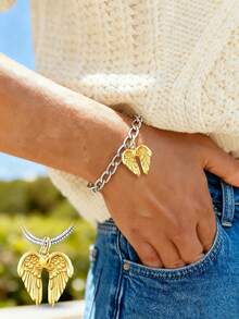 1件925纯银精美母爱吊坠，可DIY串珠，适合手链，精美珠宝礼物，男女皆宜 - 集合 - 查看 5