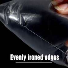 sealsuer 100 个 1-12 英寸可重复密封塑料袋，耐用可重复使用密封袋，200 个组合装，厚度 0.062 毫米/2.44 密耳，透明塑料袋，适用于冷冻、珠宝、服装、户外露营、礼品、家具存储、鲜花、周年纪念 - 100Pcs - 查看 7