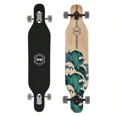 Inches Complete Longborads Drop Through Deck Concave Cruise Professional Longboards
