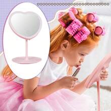 TendenciaEspejo De Maquillaje Con Luz Led Usb Recargable Marco RosaCalidad premium - 1 - Ver 10