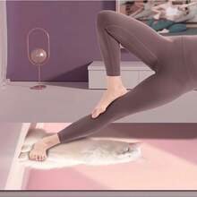 1 件 71*22 英寸瑜伽垫，白色猫咪图案，防滑耐用，加宽加厚，家用专业初学者瑜伽训练垫 - 白貓 - 查看 7