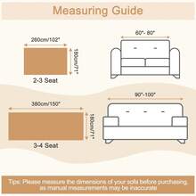 Boho Couch Cover Washable, Chenille Sofa Covers Pet Friendly, Non Slip Geometric Couch Covers 3 Cushion, Furniture Protector Sofa Slipcovers With Tassel Sectional Sofa(71 X 102/ 71 X 150, Khaki, Black, Gray))