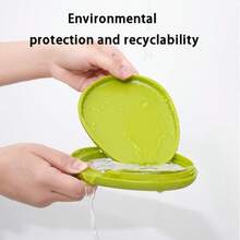 4-Piece Food Preservation Cover - Refrigerator And Freezer Vegetable And Fruit Sealing Film Box - Multicolor - View 5