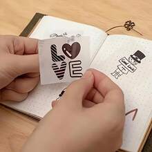 Transparent Black Thermal Labels 57x25mm Glossy Self-Adhesive For Wireless Mini Printers Smartphones Receipts Menus Coupons - Multicolor - View 5