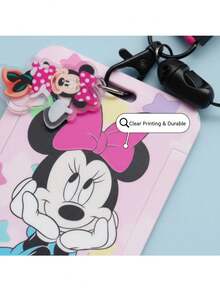 1个迪士尼卡通学生校园餐卡套，米奇老鼠挂绳证件套，徽章套，地铁/公交卡套，校园卡套，幼儿园卡套，返校证件套[挂绳+夹子]，卡套套装+挂绳，校园相框，学生文具餐卡，交通卡 - 彩色 - 查看 5