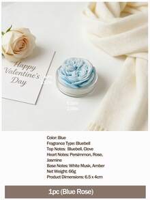 1pc/4pcs/8pcs Handmade Scented Candles, Frosted Heart & Peach Blossom Shapes | 5 Fragrance Options | Bedroom/Home/New Year Decor Candles | Gift For Her - Wedding/Valentine's Day/Christmas/Anniversary/Birthday/Thank You - Multicolor - View 16