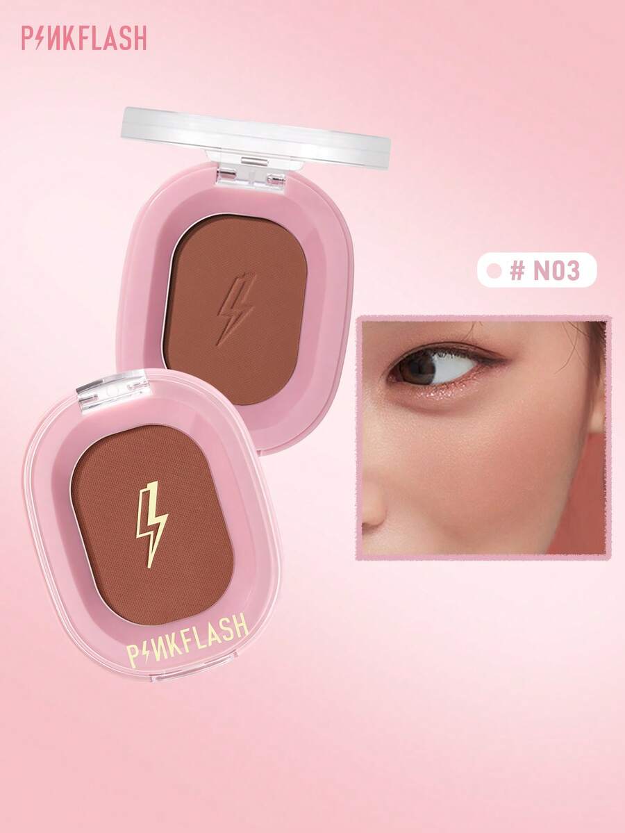 PINKFLASH腮红，轻盈柔滑，易于晕染，持久显色，全天候提升妆容效果 - #N03 - 查看 1