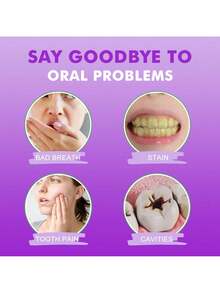 Oralhoe Probiotic Whitening Toothpaste Teeth Care Cleaning Oral Odor Stains Tartar Whitening - 1件 - 查看 3