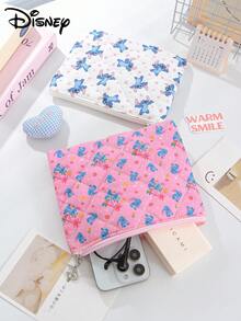 Disney 1个官方授权经典卡通人物米妮和史迪奇设计便携式女士旅行化妆包轻便手拿包化妆品收纳包大容量化妆包手拿化妆包洗漱旅行包 - 彩色 - 查看 2