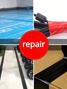 Heavy Duty Black Duct Tape, Flexible, No Residue, All-Weather, Tear By Hand - Bulk Pack, Suitable For Repair, Industrial And Professional Use