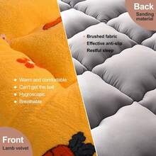 Japanese Floor Mattress, Queen Size Japanese Futon Mattress Roll Up Mattress Tatami Mat, Foldable Mattress Breathable Floor Lounger Guest Bed, Extra Thick Sleeping Pad With Non Slip Straps - Xám - Xem 6